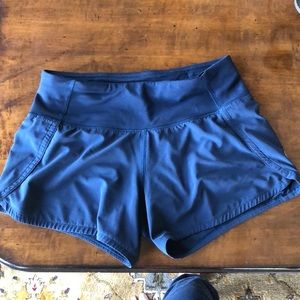 LuLulemon Run Times Navy Shorts